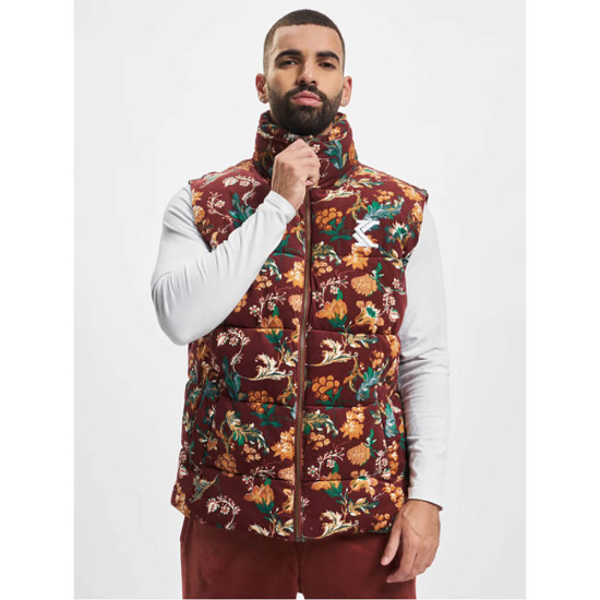 Karl Kani Ανδρικό αμάνικο μπουφάν OG Corduroy Flower Puffer Vest